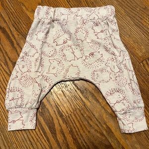 Jessica Simpson infant hedgehog harem pants 0-3 months